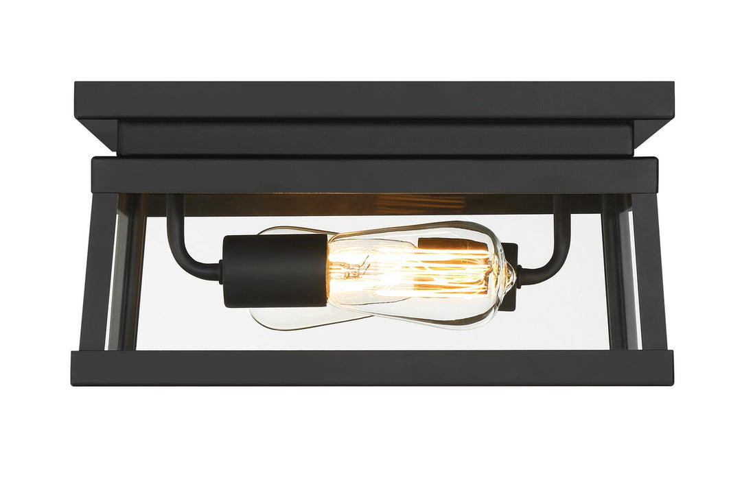 Minka-Lavery - 73217-66A - Two Light Outdoor Flush Mount - Isla Vista - Coal