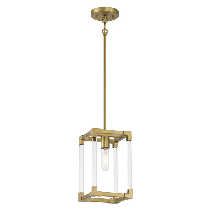 Minka-Lavery - 1456-695 - One Light Mini Pendant - Oro District - Soft Brass