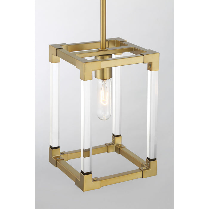 Minka-Lavery - 1456-695 - One Light Mini Pendant - Oro District - Soft Brass