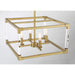 Minka-Lavery - 1458-695 - Four Light Pendant - Oro District - Soft Brass