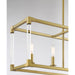 Minka-Lavery - 1459-695 - Five Light Island Pendant - Oro District - Soft Brass