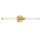 Lib & Co. - 12079-07 - LED Wall Mount - Volterra - Brushed Gold