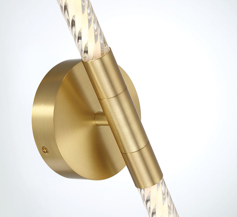 Lib & Co. - 12080-07 - LED Wall Mount - Volterra - Brushed Gold