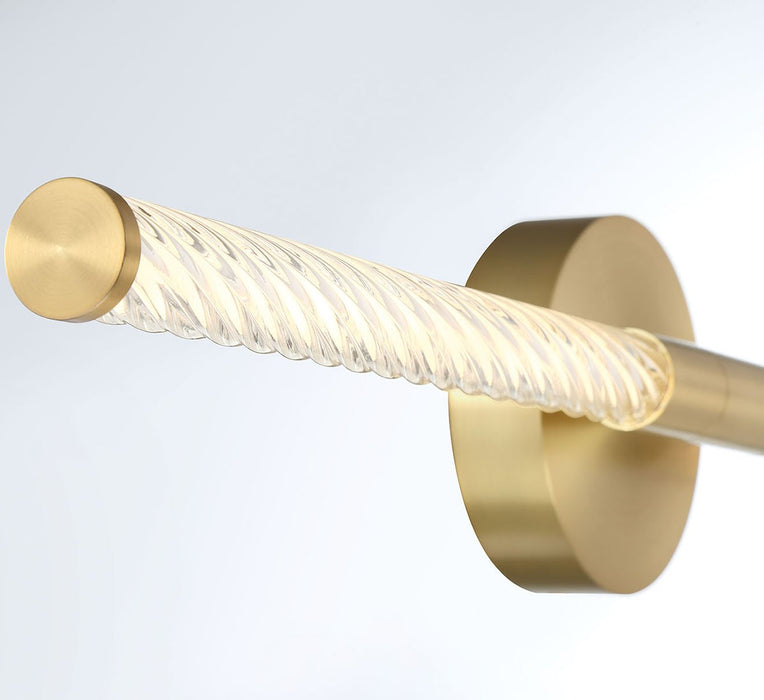 Lib & Co. - 12080-07 - LED Wall Mount - Volterra - Brushed Gold