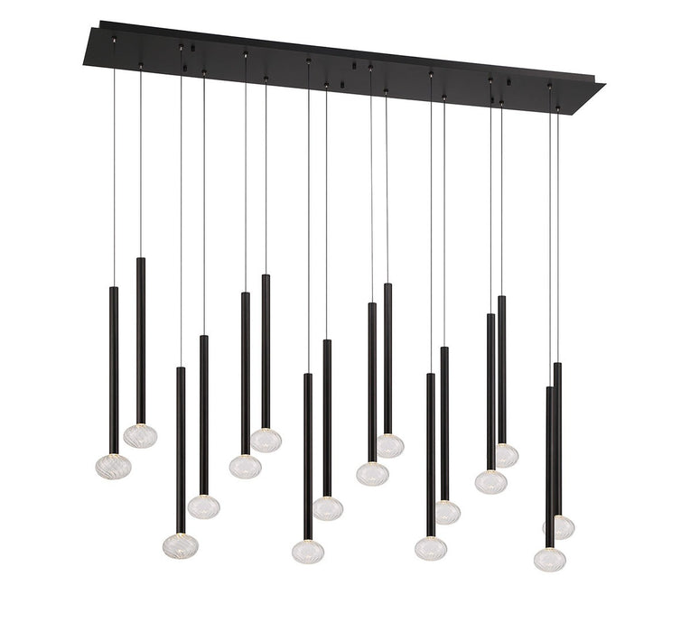 Lib & Co. - 12146-02 - LED Chandelier - Soffio - Matte Black