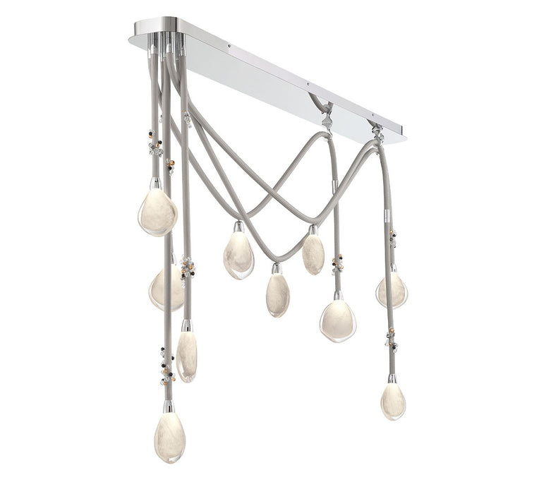 Lib & Co. - 12068-01 - LED Chandelier - Bellissima - Chrome