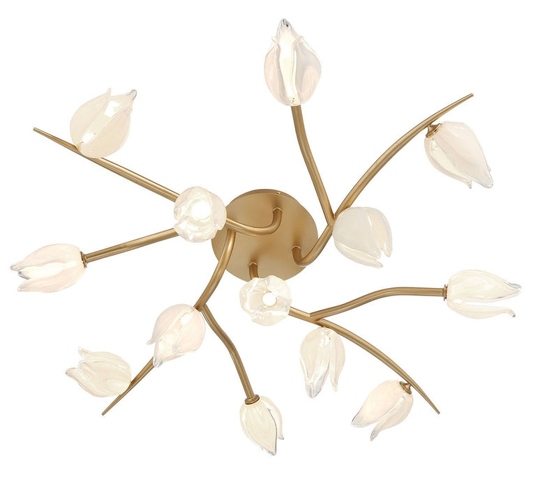 Lib & Co. - 12085-03 - LED Ceiling Mount - Belluno - Champagne Gold