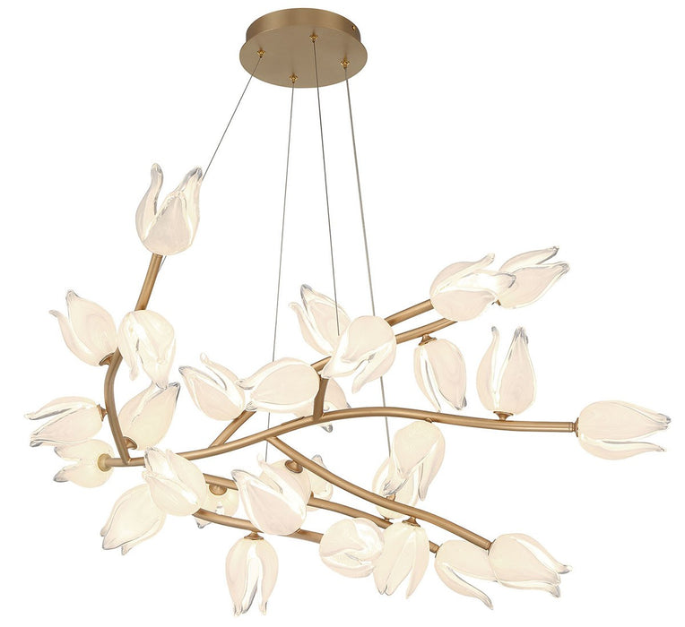 Lib & Co. - 12086-03 - LED Chandelier - Belluno - Champagne Gold