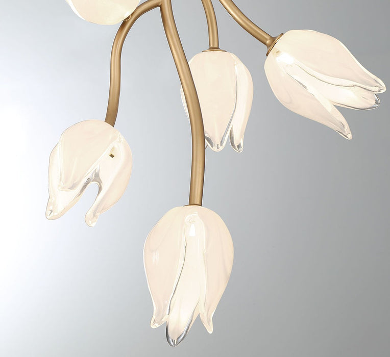 Lib & Co. - 12088-03 - LED Pendant - Belluno - Champagne Gold