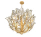 Lib & Co. - 12048-028 - 12 Light Chandelier - Brindisi - Gold Leaf