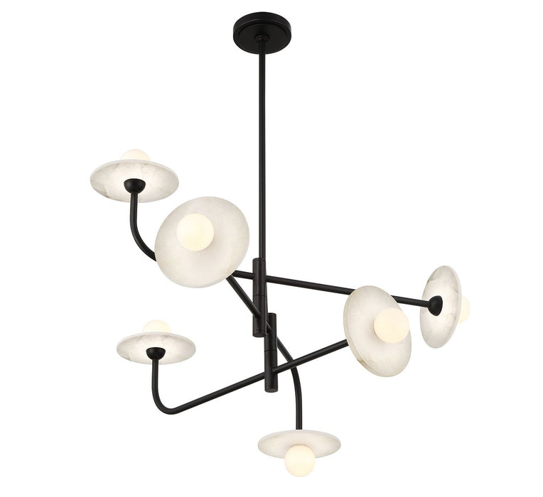 Lib & Co. - 12051-02 - LED Chandelier - Teramo - Matte black