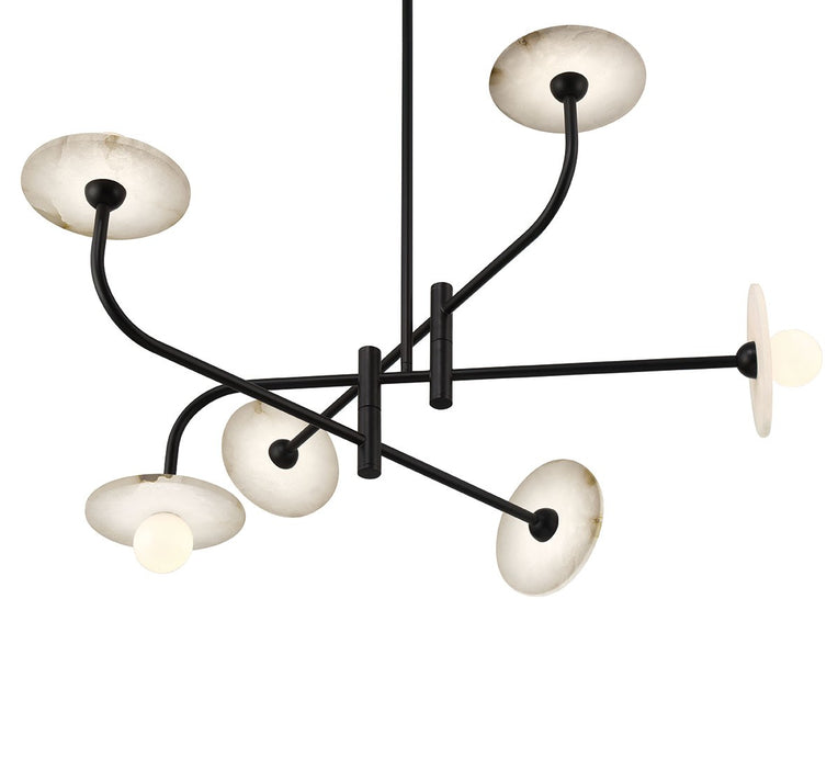 Lib & Co. - 12051-02 - LED Chandelier - Teramo - Matte black