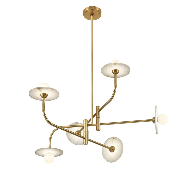 Lib & Co. - 12051-037 - LED Chandelier - Teramo - Brushed brass
