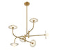 Lib & Co. - 12051-037 - LED Chandelier - Teramo - Brushed brass