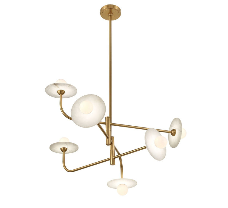 Lib & Co. - 12051-037 - LED Chandelier - Teramo - Brushed brass