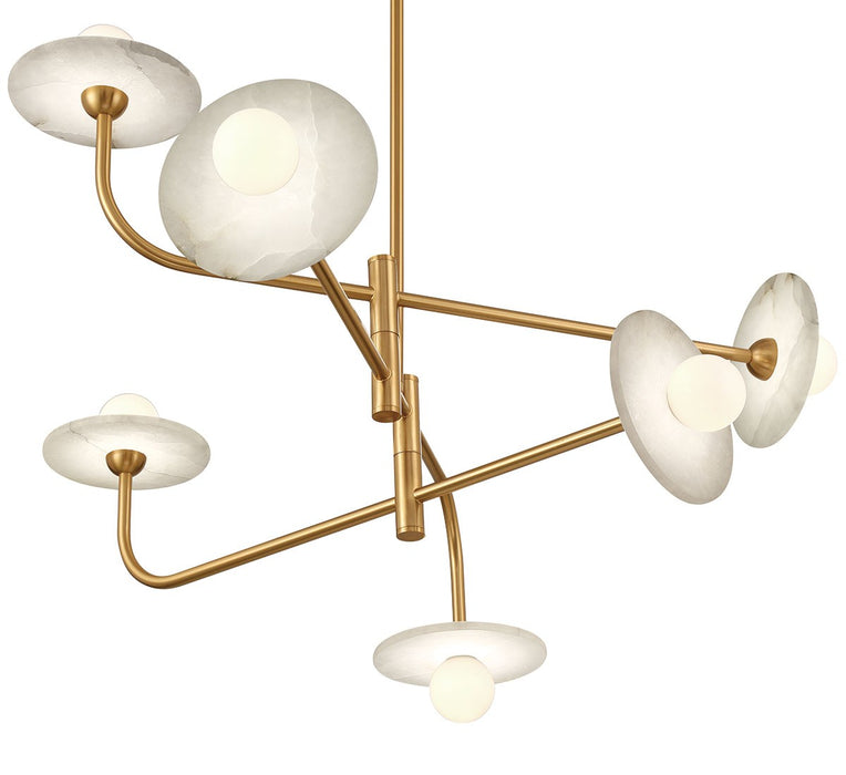 Lib & Co. - 12051-037 - LED Chandelier - Teramo - Brushed brass