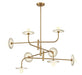 Lib & Co. - 12052-037 - LED Chandelier - Teramo - Brushed Brass