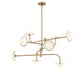 Lib & Co. - 12052-037 - LED Chandelier - Teramo - Brushed Brass