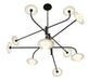 Lib & Co. - 12053-02 - LED Chandelier - Teramo - Matte black
