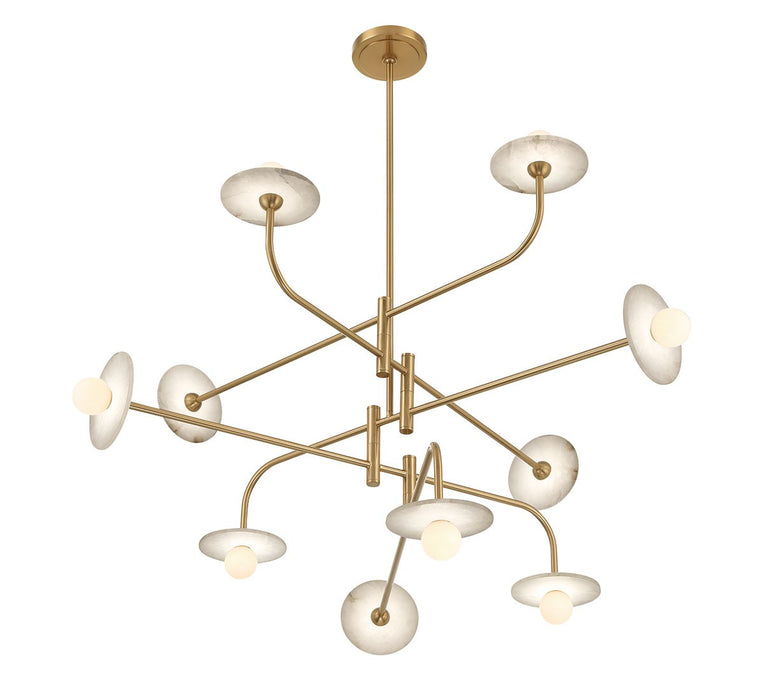 Lib & Co. - 12053-037 - LED Chandelier - Teramo - Brushed Brass