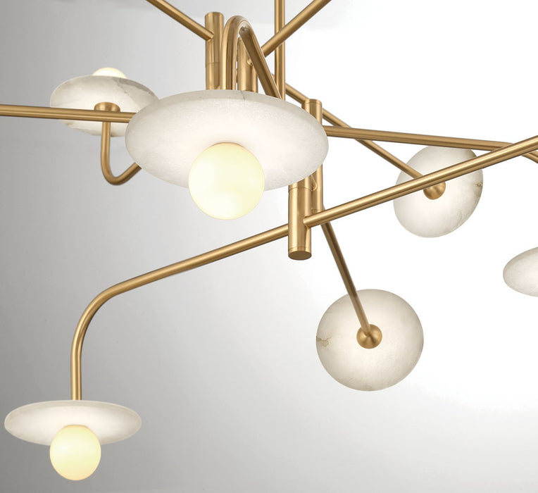 Lib & Co. - 12053-037 - LED Chandelier - Teramo - Brushed Brass