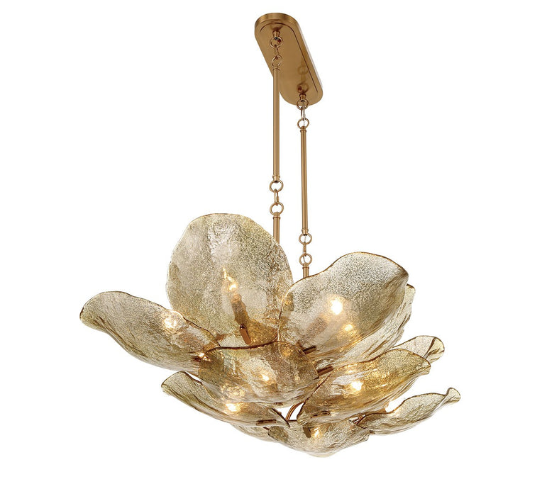 Lib & Co. - 12056-037 - 14 Light Island Chandelier - Corato - Brushed Brass