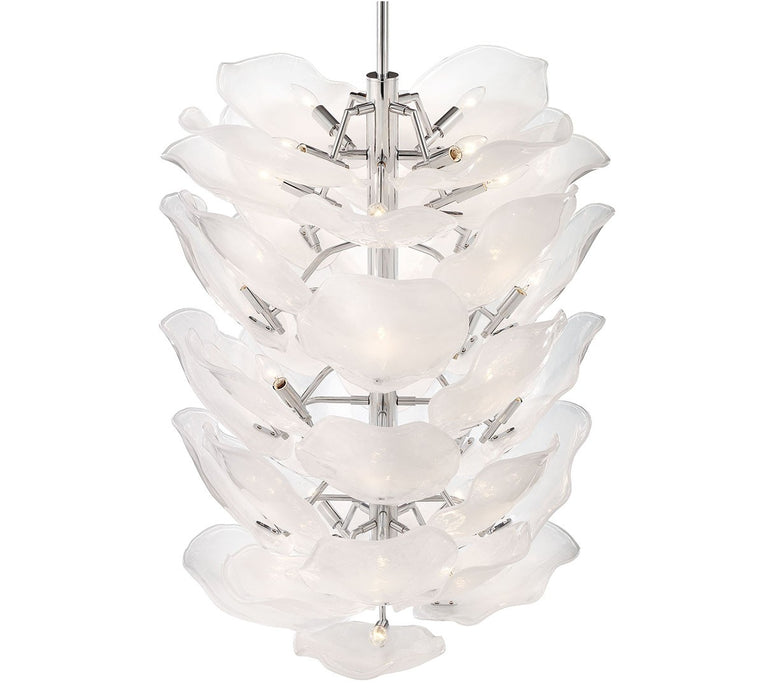 Lib & Co. - 12057-01 - 40 Light Chandelier - Corato - Chrome