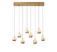 Lib & Co. - 10207-030 - LED Chandelier - Baveno - Painted Antique Brass