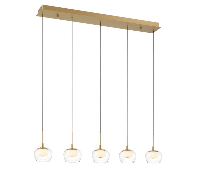 Lib & Co. - 10217-030 - LED Chandelier - Manarola - Painted Antique Brass