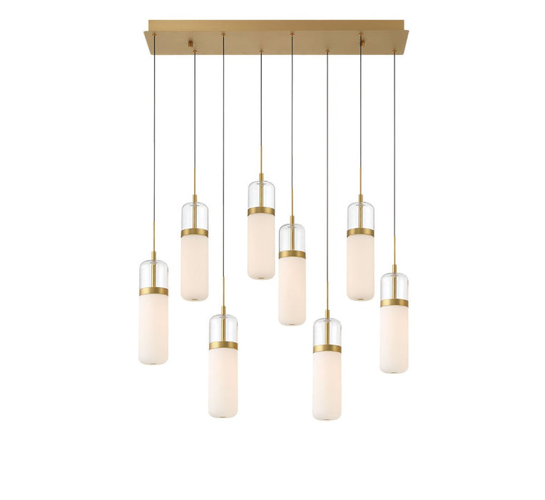 Lib & Co. - 10225-030 - LED Chandelier - Verona - Painted Antique Brass
