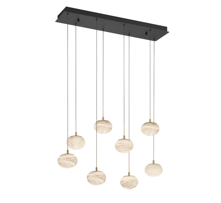 Lib & Co. - 12124-02 - LED Chandelier - Calcolo - Matte black