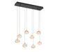 Lib & Co. - 12124-02 - LED Chandelier - Calcolo - Matte black