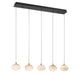 Lib & Co. - 12125-02 - LED Chandelier - Calcolo - Matte black