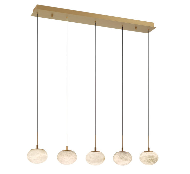 Lib & Co. - 12125-030 - LED Chandelier - Calcolo - Painted Antique Brass