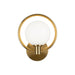 Matteo Lighting - W71301AGOP - One Light Wall Sconce - Averley - Aged Gold Brass