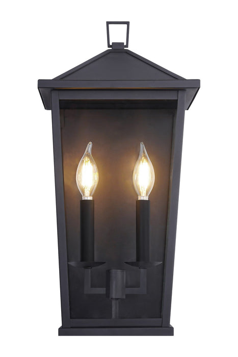 Matteo Lighting - S11902MB - Two Light Wall Sconce - Ingress - Matte Black
