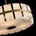 DVI Lighting - DVP5206BR-BFA - Three Light Pendant - Luna Alabaster - Brass