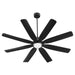 Quorum - 33608-59 - 60" Patio Fan - Rosales - Matte Black