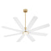 Quorum - 33608-80 - 60" Patio Fan - Rosales - Aged Brass