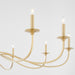 Quorum - 6021-10-80 - Ten Light Chandelier - Maryse - Aged Brass