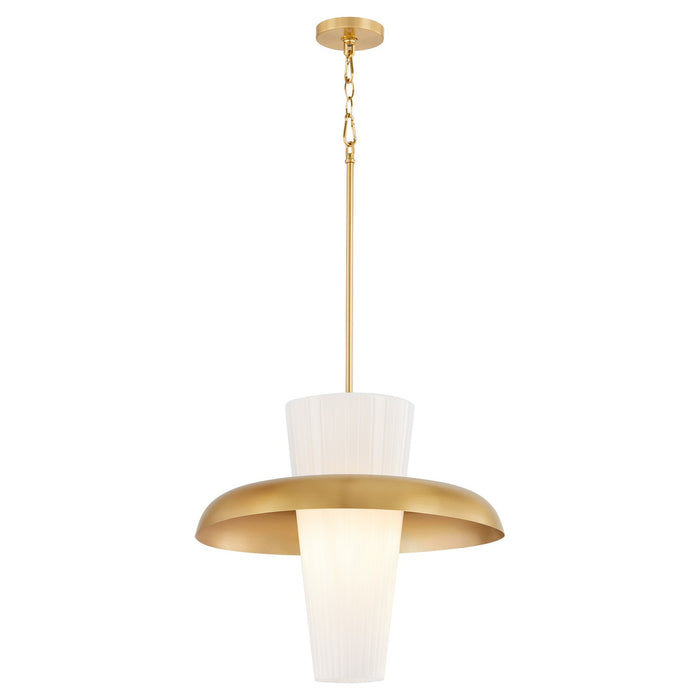 Quorum - 8227-16-80 - One Light Pendant - Mallory - Aged Brass