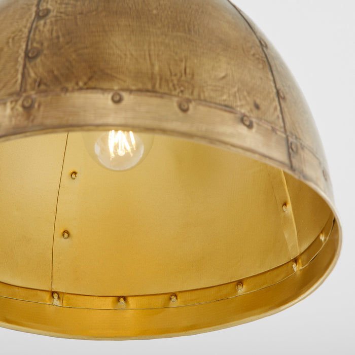 Quorum - 85-1-75 - One Light Pendant - Artisan - Artisan Brass