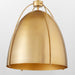Quorum - 860-1-80 - One Light Pendant - Jamie - Aged Brass