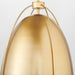 Quorum - 860-1-80 - One Light Pendant - Jamie - Aged Brass