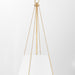 Quorum - 862-1-0880 - One Light Pendant - Denise - Studio White w/ Aged Brass