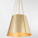 Quorum - 862-1-80 - One Light Pendant - Denise - Aged Brass