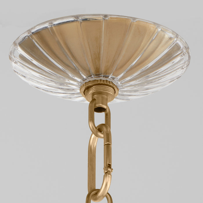 Quorum - 864-3-80 - Three Light Pendant - Alice - Aged Brass