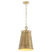 Quorum - 87-1-75 - One Light Pendant - Artisan - Artisan Brass