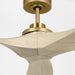 Visual Comfort Fan - 3CLNSM60BBSWWO - 60"Ceiling Fan - Collins - Burnished Brass