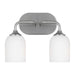 Generation Lighting. - GLV1022BS - Two Light Vanity - Emile - Brushed Steel